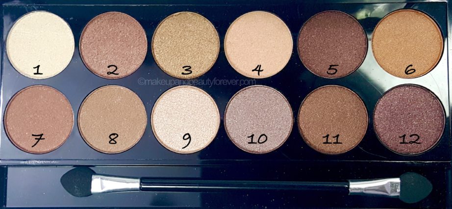 MUA Heaven and Earth Palette Review Swatches Urban decay Naked dupe