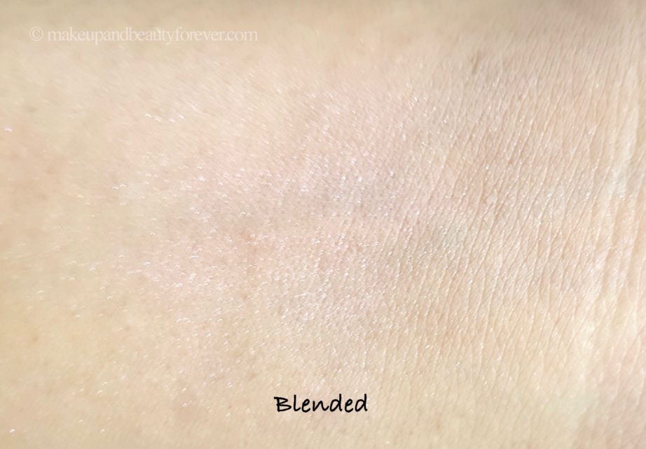 MUA Undress Your Skin Shimmer Highlighter Review Swatches blended