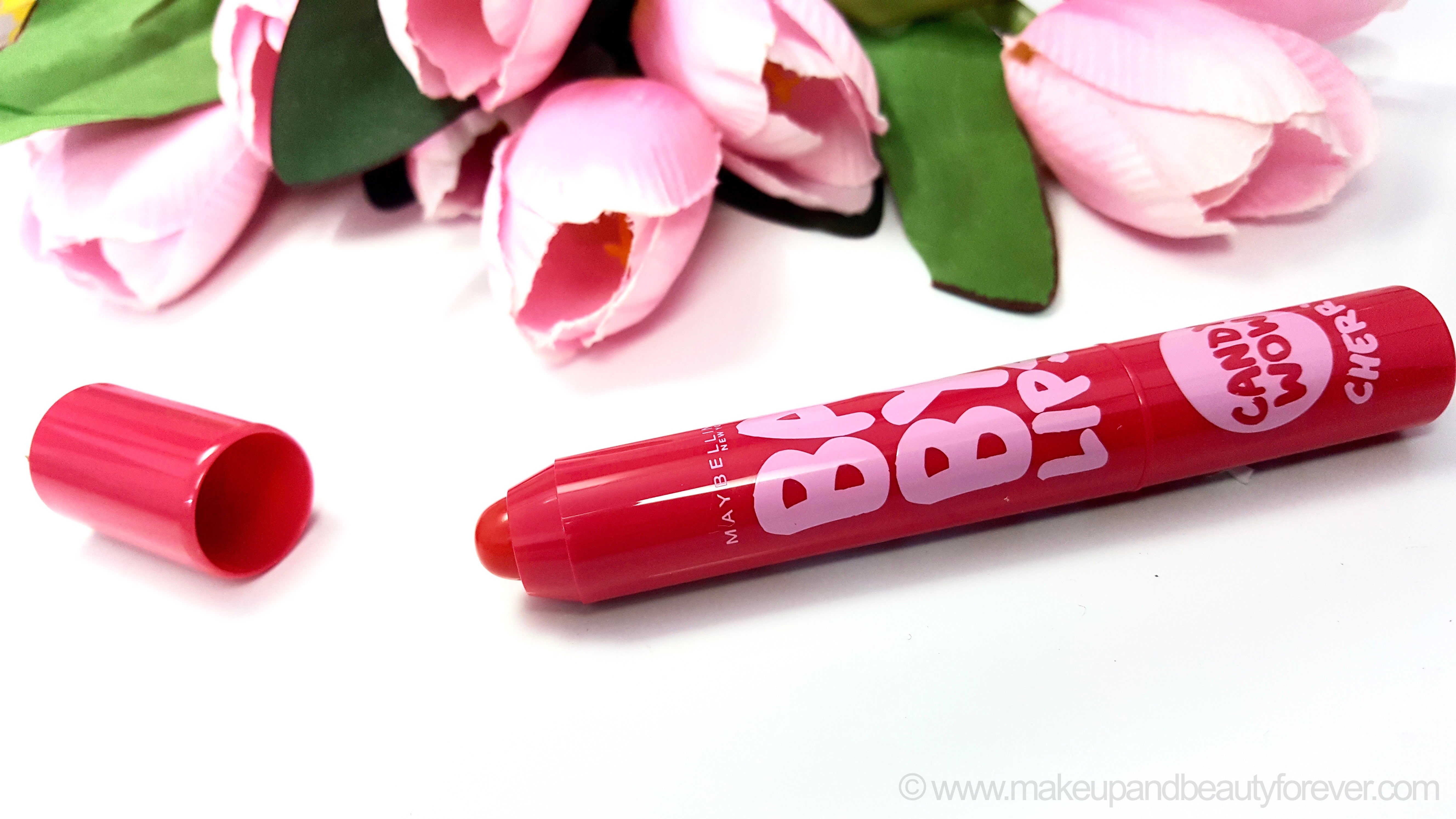 Maybelline Baby Lips Candy Wow Lip Crayon Cherry Review Astha