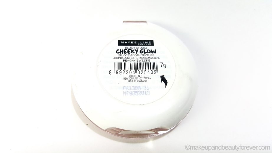 Maybelline Cheeky Glow Blush Peachy Sweetie Review price