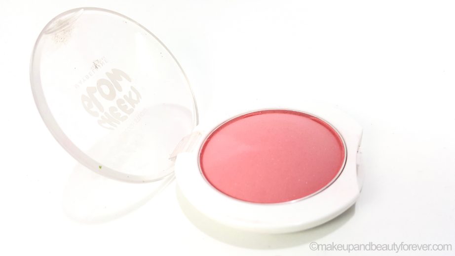 Maybelline Cheeky Glow Blush Peachy Sweetie Review swatches
