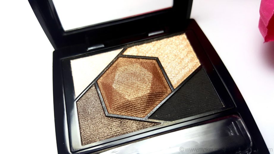Maybelline Color Sensational Diamonds EyeShadow Palette Topaz Gold Review Swatches pigmentation
