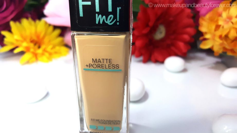 Maybelline Fit Me Matte Poreless Foundation Review Shades Swatches Details