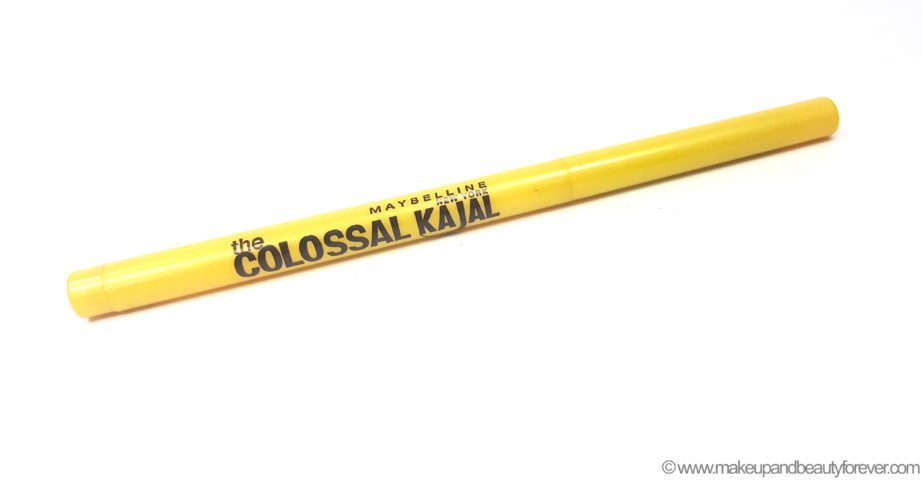 Maybelline The Colossal Kajal Review Indian Makeup beauty Blog