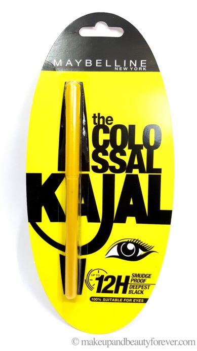Maybelline the colossal Kajal 12 hour formula review