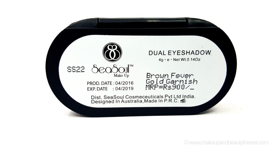 SeaSoul Makeup HD Eyeshadow Palette Review Swatches