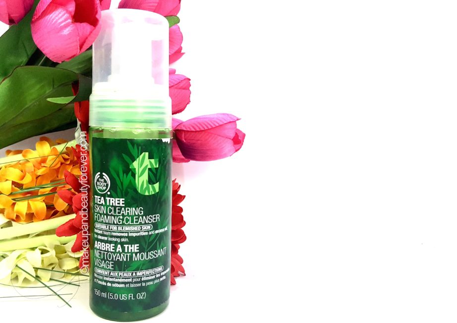 The Body Shop Tea Tree Skin Clearing Foaming Cleanser Review