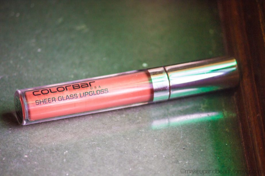Colorbar Sheer Glass Lipgloss Brown Sheen Review, LOTD Indian Beauty Blog