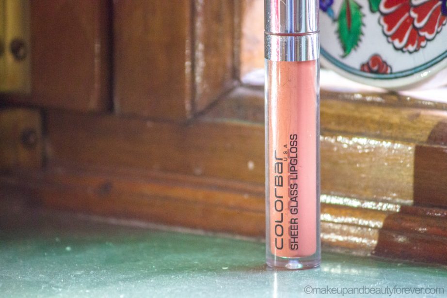 Colorbar Sheer Glass Lipgloss Brown Sheen Review LOTD mbf beauty blog