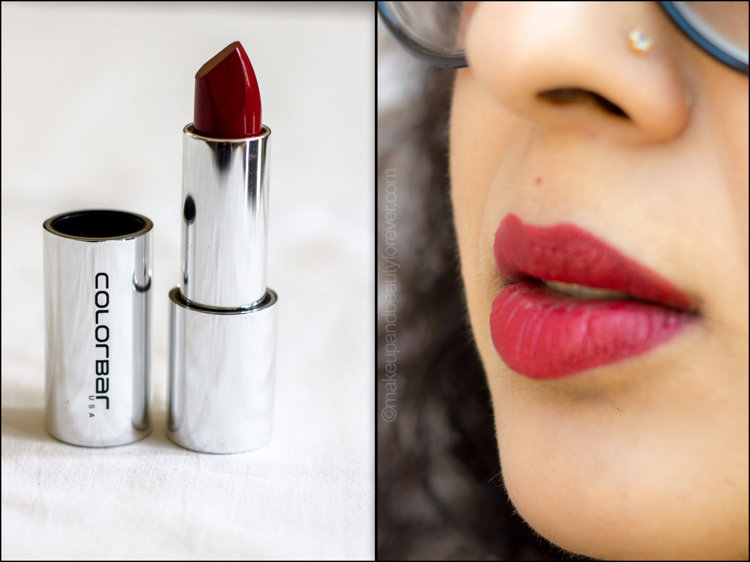 Colorbar Ultimate 8 Hour Stay Lipstick Burn it Down Review