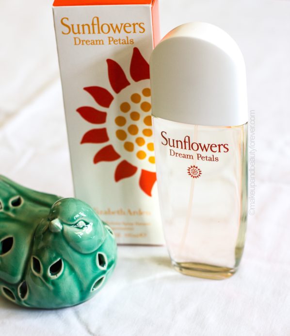 Elizabeth Arden Sunflower Dream Petals EDT Perfume Review makeup beauty blog