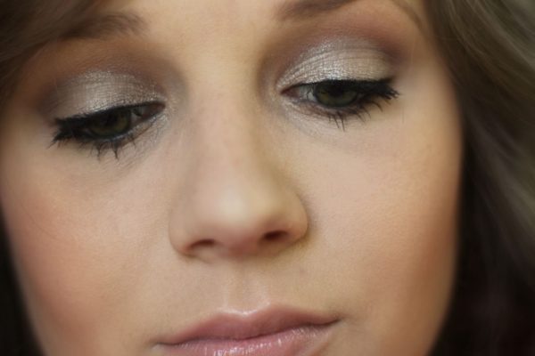 How to do Basic Eye Makeup Step Wise shimmer eye shadow