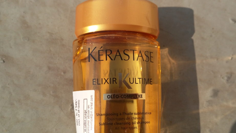 Keratase Elixir K Ultime Sublime oil Shampoo Review