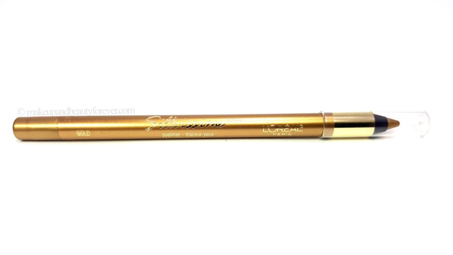 L'Oreal Infallible Silkissime Eyeliner Gold Review Swatches blog