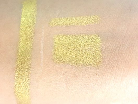 L'Oreal Silkissime Eyeliner Gold Review Swatches