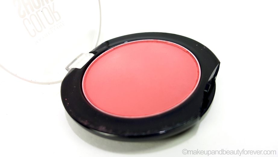 Maybelline Color Show Blush Fresh Coral Review Swatches beauty blog