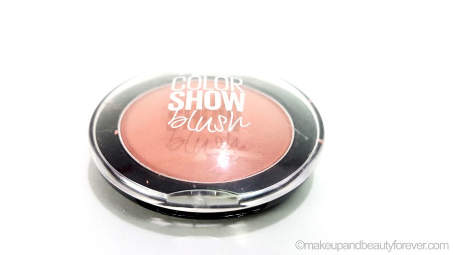 Maybelline ColorShow Blush Creamy Cinnamon Review Swatch
