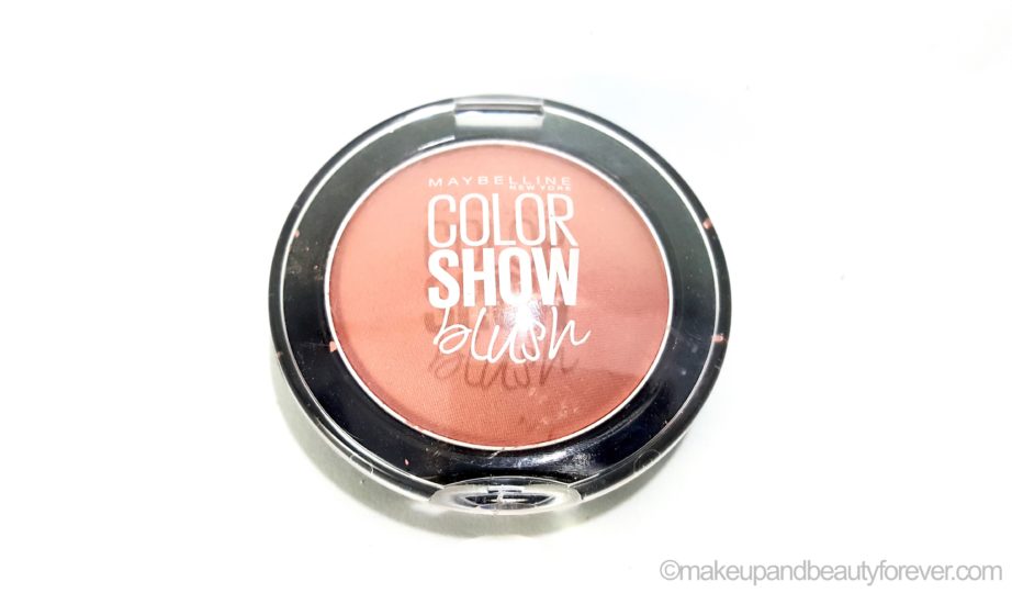 Maybelline ColorShow Blush Creamy Cinnamon Review Swatches