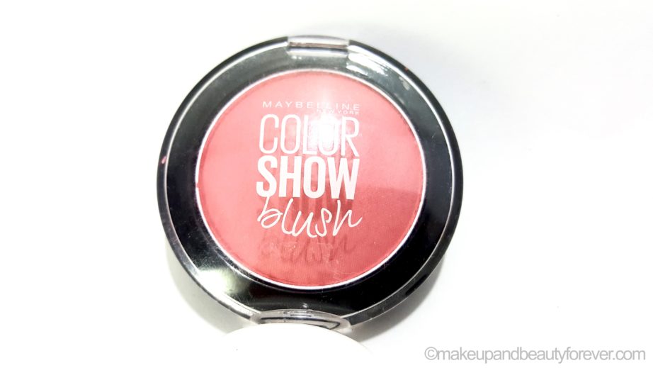 Maybelline ColorShow Blush Peachy Sweetie Review Swatches