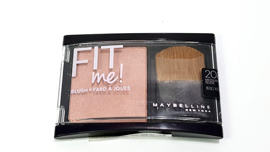 Maybelline Fit Me Blush Medium Nude 208 Review Swatch