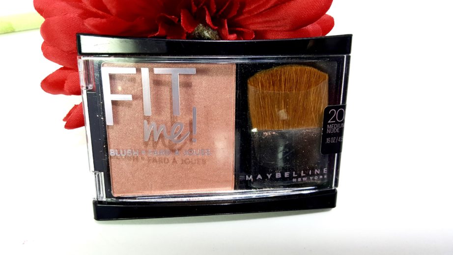 Maybelline Fit Me Blush Medium Nude 208 Review Swatches
