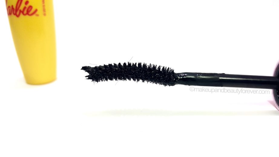 Maybelline Magnum Barbie Mascara Review spoon wand applicator