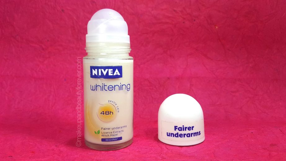 Nivea Whitening anti perspirant Fairer Underarms Deodorant Roll On Review