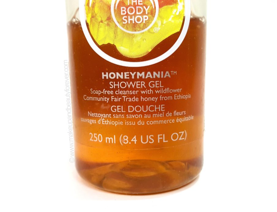 The Body Shop Honeymania Shower Gel Review mbf blog