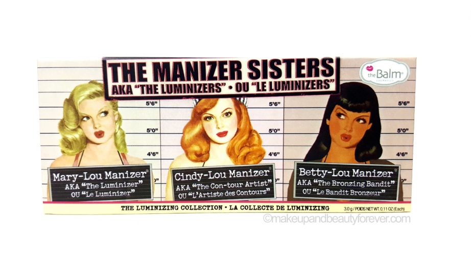 theBalm Manizer Sisters Mary Cindy Betty Lou Manizer Palette Review MBF