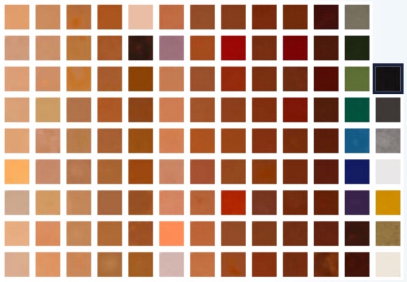 Kryolan Foundation Color Chart