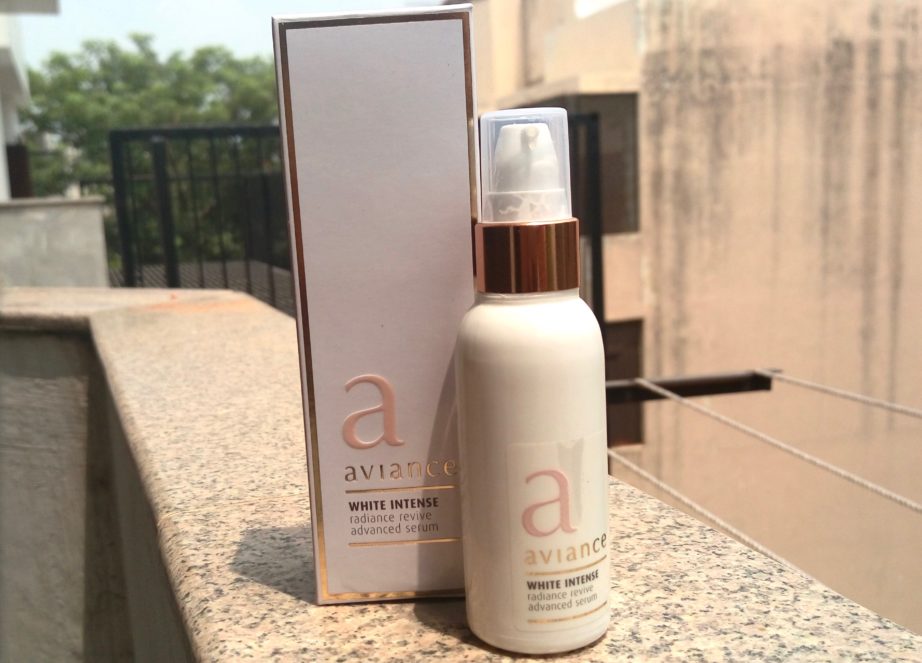 Aviance White Intense Radiance Revive Advanced Serum Review swatches