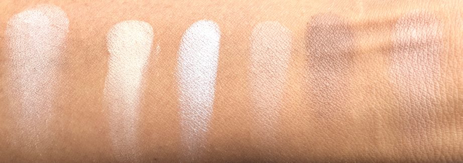 Freedom Pro Strobe Highlight and Contour Palette With Brush Review Swatches mbf beauty blog