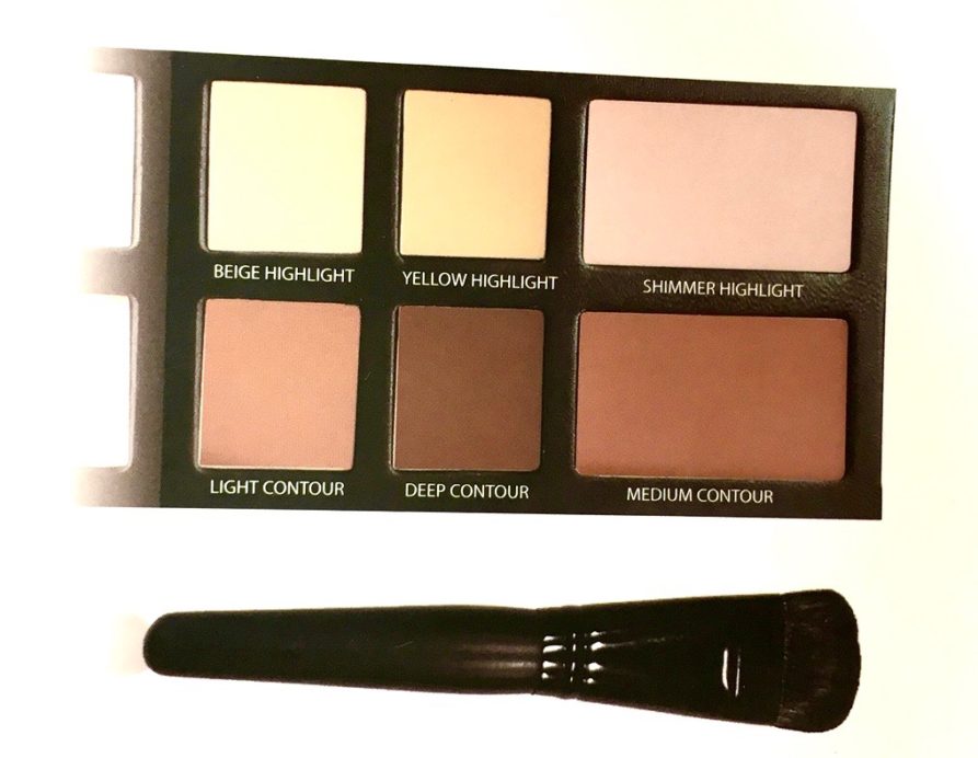 Freedom Pro Strobe Highlight and Contour Palette With Brush Review Swatches mbf blog