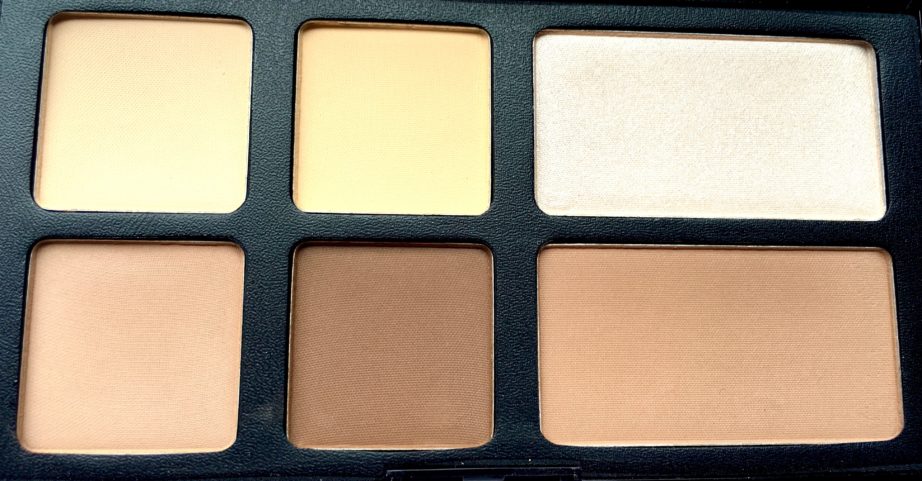 Freedom Pro Strobe Highlight and Contour Palette With Brush Review Swatches shades