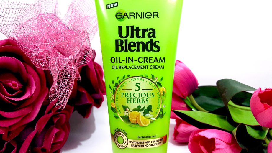 Garnier Ultra Blends 5 Precious Herbs Oil In Cream Oil Replacement Cream Review mbf blog