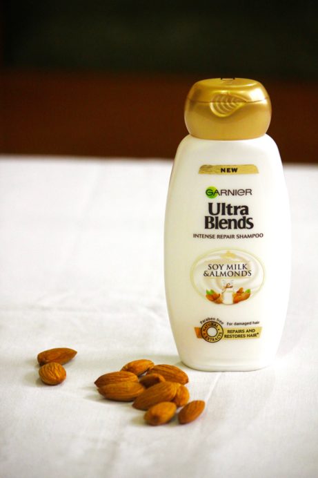 Garnier Ultra Blends Soy Milk Almonds Intense Repair Shampoo Review