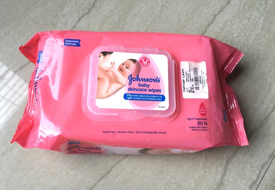 Johnson Baby Skin Care Wipes as Makeup Removing Wipes Review
