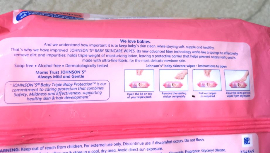 Johnson's Baby Skin Care Wipes as Makeup Remove Wipes Review