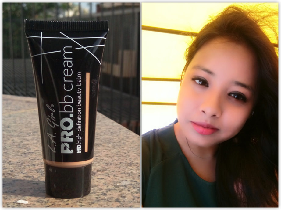 L.A. Girl HD Pro BB Cream Review Swatches on Face
