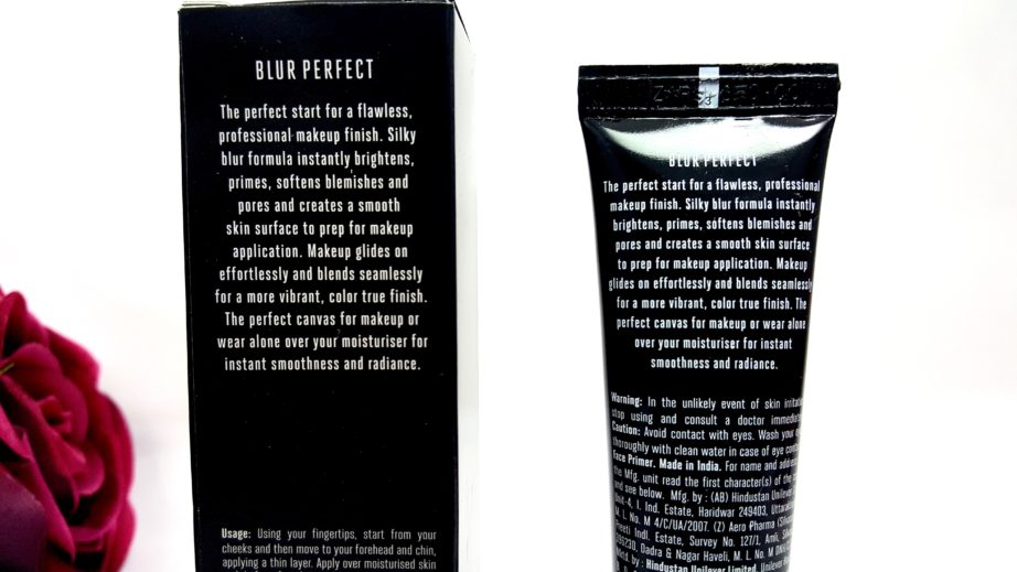 Lakme Absolute Blur Perfect Makeup Primer Review MBF Beauty