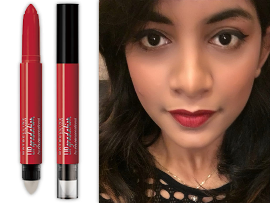 Maybelline Color Sensational Lip Gradation Red 1 Review Swatches mbf makep look