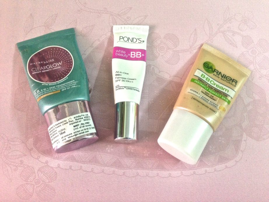 Maybelline Ponds Garnier BB Creams Review and Comparison Which one to buy?