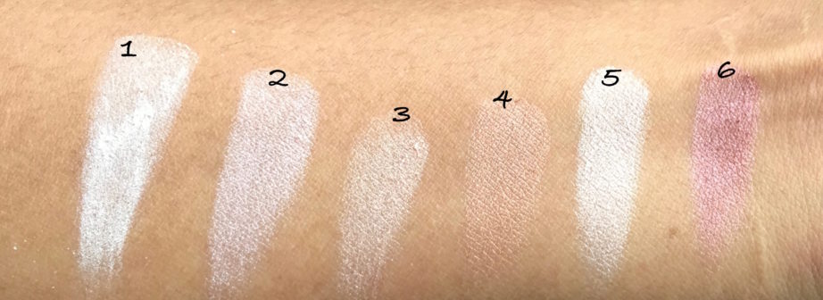 Maybelline The Blushed Nudes Palette Review Swatches Makeup 1 to 6 shades