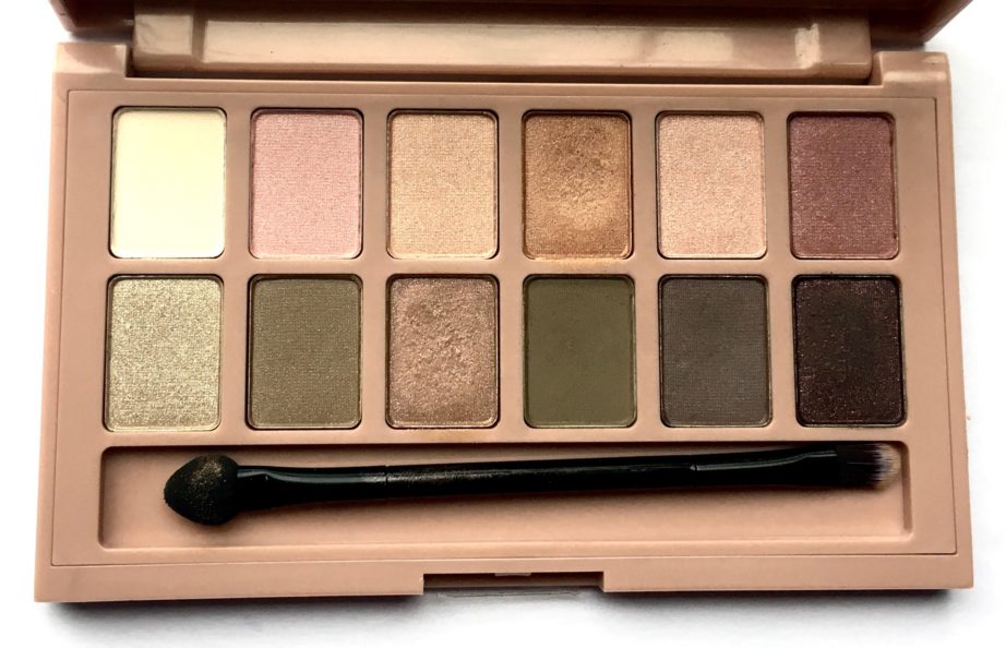 Maybelline The Blushed Nudes Palette Review Swatches Makeup look