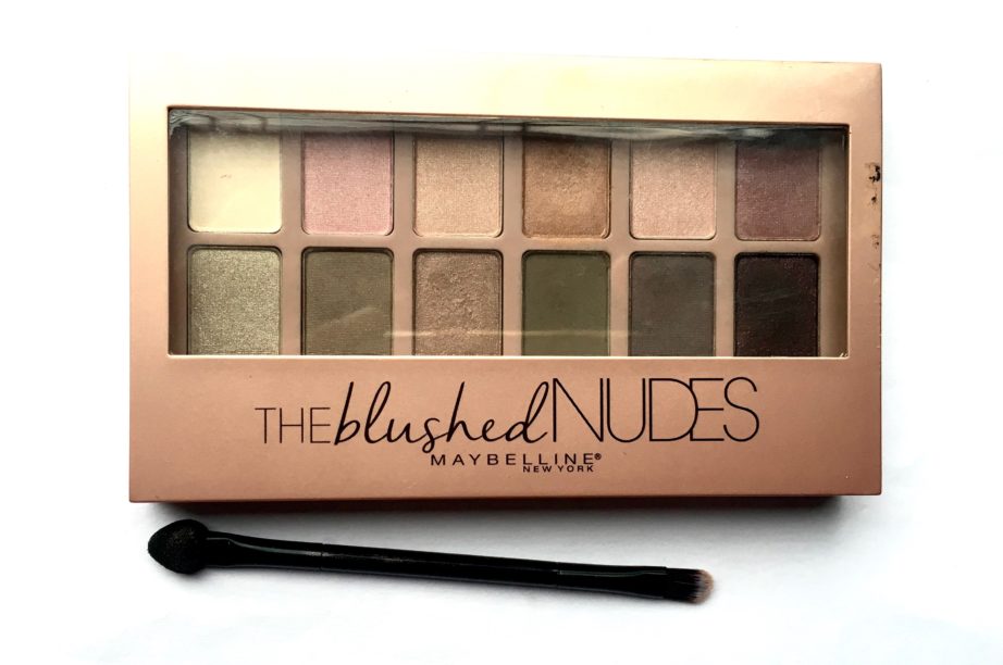Maybelline The Blushed Nudes Palette Review Swatches Makeup mbf blog