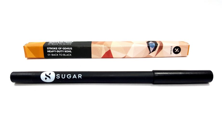 SUGAR Stroke Of Genius Heavy Duty Kohl 01 Back To Black Review Swatches
