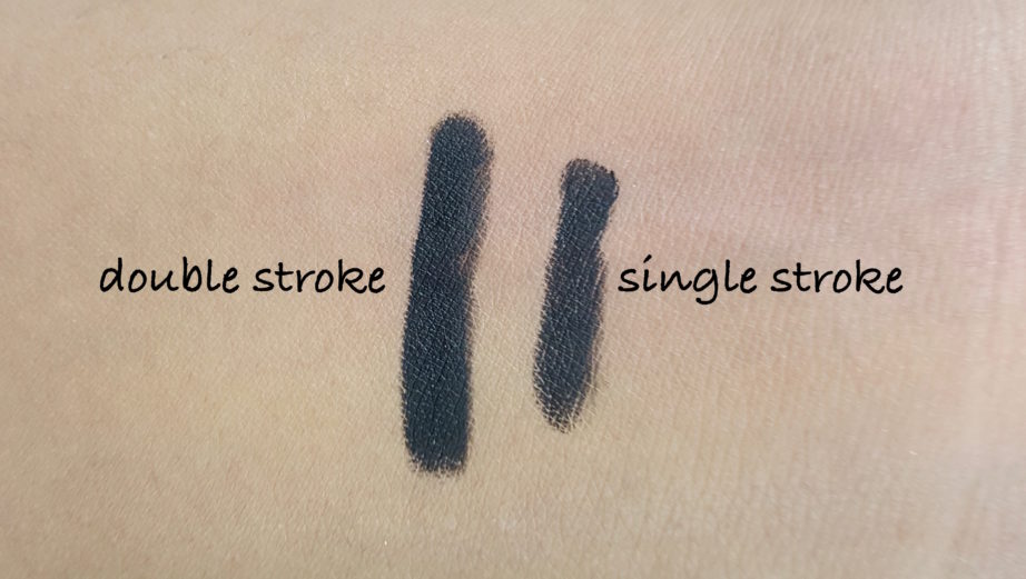 SUGAR Stroke Of Genius Heavy Duty Kohl 01 Back To Black Review Swatches on hand
