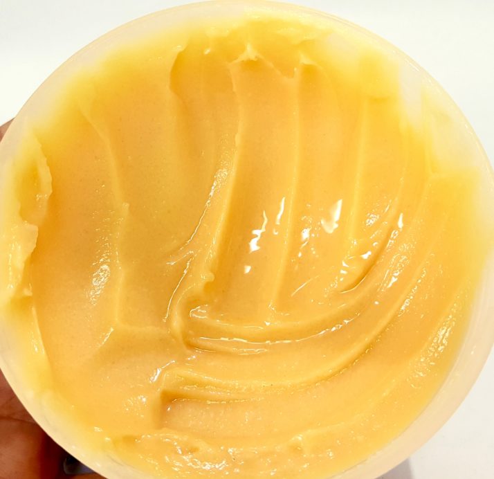 The Body Shop Honeymania Cream Body Scrub Review in tub