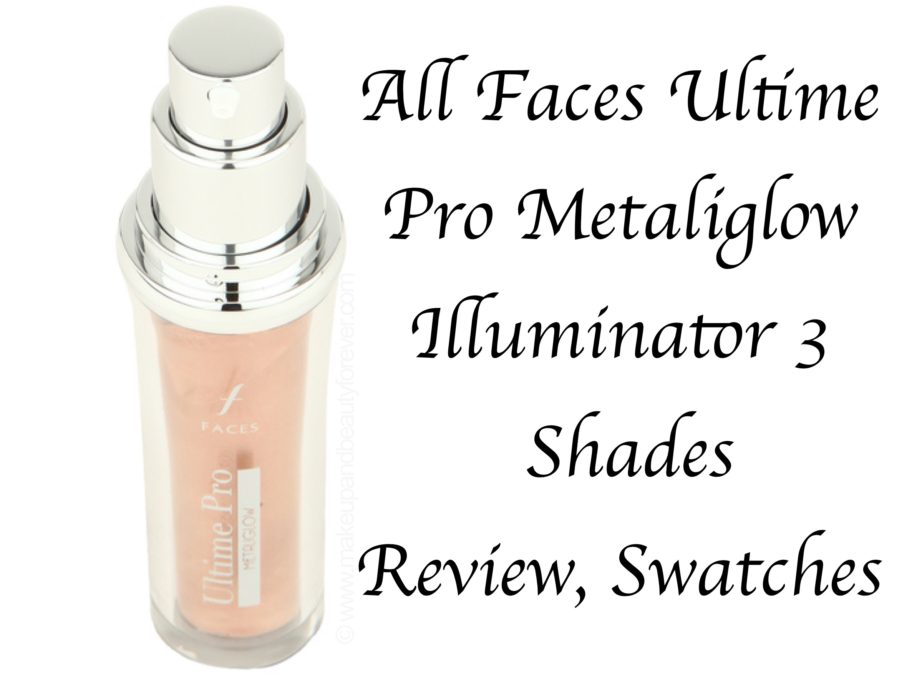 All Faces Ultime Pro Metaliglow Illuminator Opal Topaz Champagne 3 Shades Review Swatch MBF Blog