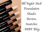 All Inglot Stick Foundation Shades Review, Swatches